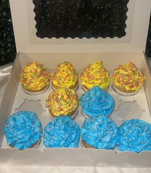 Cupcake decorado com recheio||Decorated and filled cupcake||Cupcake