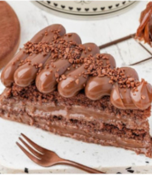 Fatia de Bolo de Chocolate||Slice of Chocolate Cake||KawaÅek ciasta czekoladowego