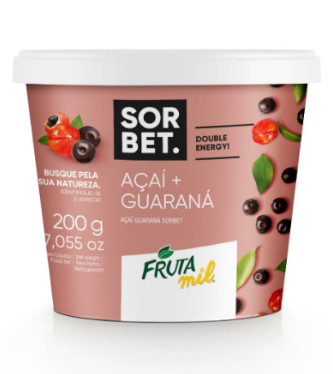 Sorbet AÃ§aÃ­ com GuaranÃ¡||Acai and Guarana Sorbet||Sorbet z jagÃ³d acai i guarana