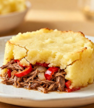 Escondidinho de carne desfiada Congelada 500g||Frozen Mashed Potato Pie with Shredded Pot Roast 500g||Placek ziemniaczany z mroÅ¼onym miÄsem